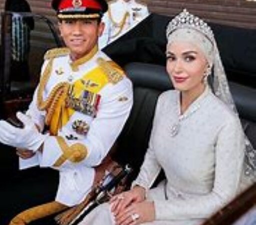 A royal supper was hosted by Brunei's Prince Mateen and his spouse ...